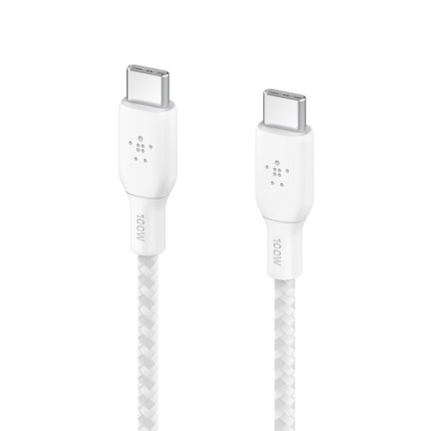 BELKIN BRAIDED USB-C TO USB-C/CABLE SUPPORTS FAST CHARGING UP