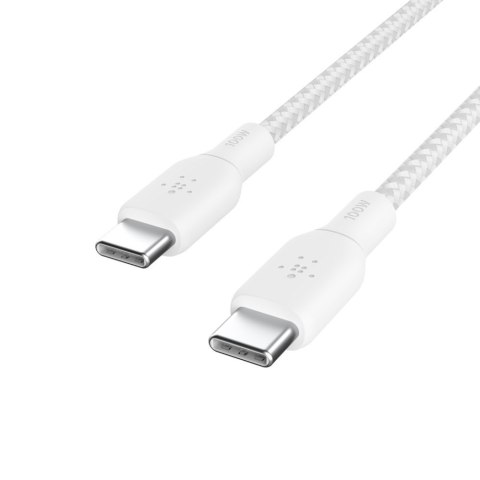 BELKIN BRAIDED USB-C TO USB-C/CABLE SUPPORTS FAST CHARGING UP