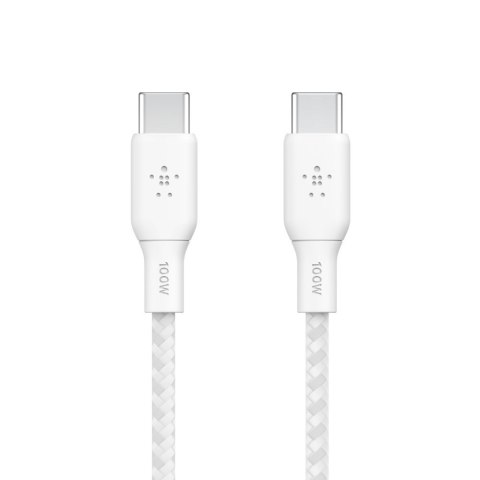 BELKIN BRAIDED USB-C TO USB-C/CABLE SUPPORTS FAST CHARGING UP