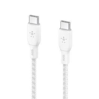 BELKIN BRAIDED USB-C/USB-C/CABLE SUPPORTS FAST CHARGING UP