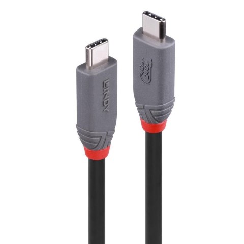 Lindy 36956 kabel USB USB4 Gen 3x2 0,8 m USB C Czarny