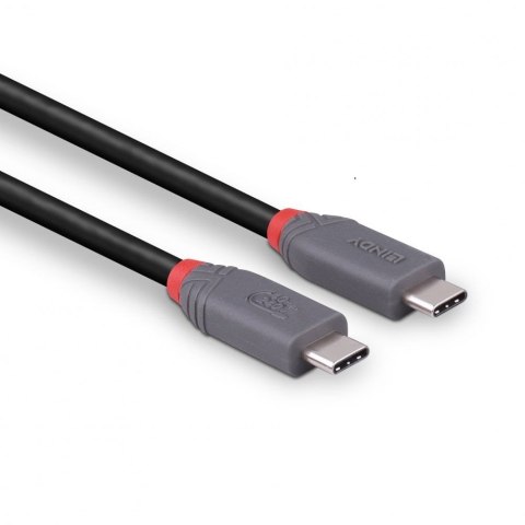 CABLE USB4 240W TYPE C 2M/40GBPS ANTHRA LINE 36958 LINDY