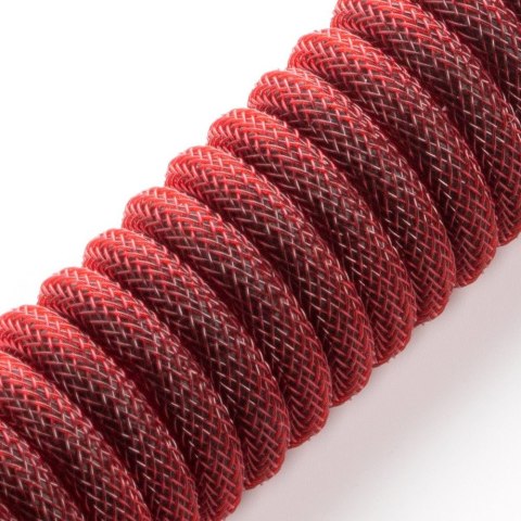 CableMod PRO spiralny do klawiatury USB-C na USB Typ A, Republic Red - 150cm