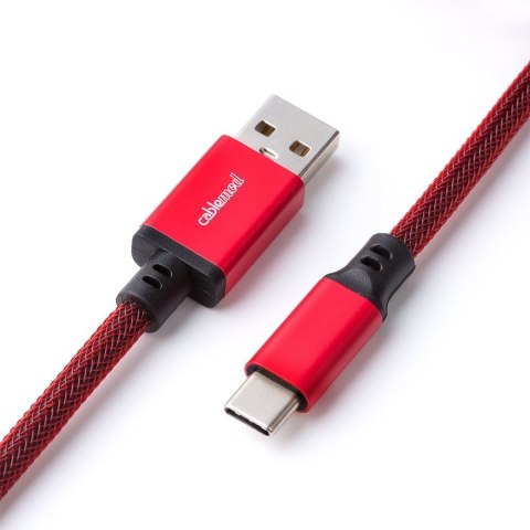 CableMod PRO spiralny do klawiatury USB-C na USB Typ A, Republic Red - 150cm