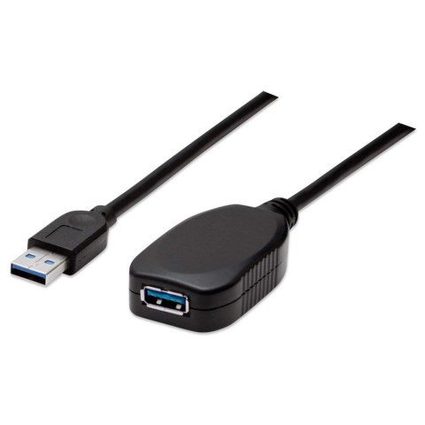Kabel USB 3.0 przedłużacz aktywny USB-A na USB-A M/F 5m Kabel USB 3.0 przedłużacz aktywny USB-A na USB-A M/F 5m