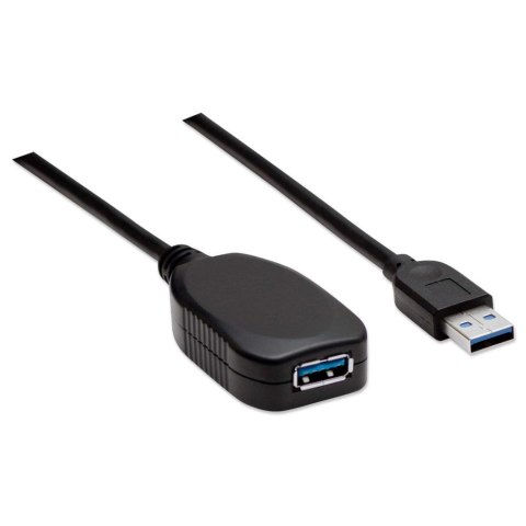 Kabel USB 3.0 przedłużacz aktywny USB-A na USB-A M/F 5m Kabel USB 3.0 przedłużacz aktywny USB-A na USB-A M/F 5m