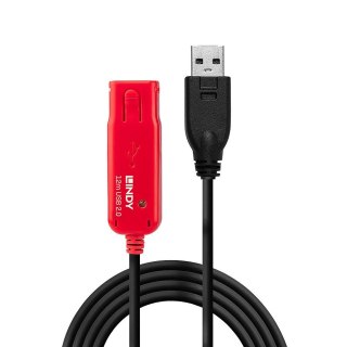 Lindy 42782 kabel USB USB 2.0 12 m USB A Czarny