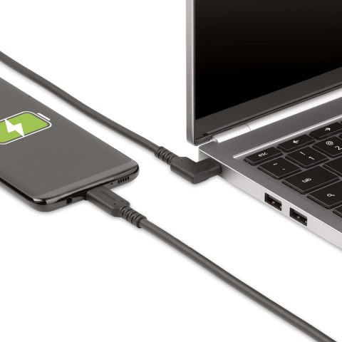 RUGGED RIGHT ANGLE USB-C CABLE/USB C TO C CABLE - 90 DEGREES