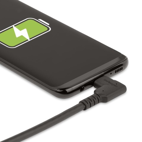 RUGGED RIGHT ANGLE USB-C CABLE/USB C TO C CABLE - 90 DEGREES