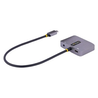 StarTech.com 122-USBC-HDMI-4K-VGA zewnętrzna karta graficzna usb 3840 x 2160 px Szary