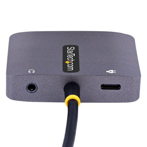 StarTech.com 122-USBC-HDMI-4K-VGA zewnętrzna karta graficzna usb 3840 x 2160 px Szary