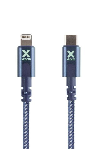 XTORM USB-C - Lightning MFI (1m) niebieski