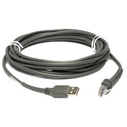 Zebra USB Cable: Series A kabel USB 4,5 m USB A Szary