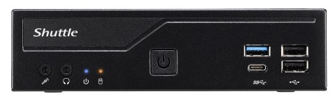 Komputer barebone Shuttle DH610 S1700 H610 BLACK 120W/GLN HDMI DISPLAY-PORT COM-PORT