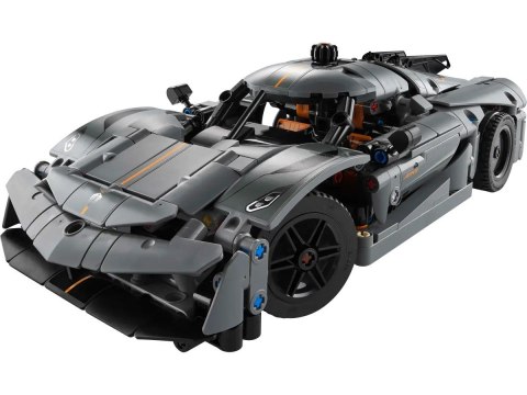 LEGO Technic 42173 Szary hipersamochód Koenigsegg Jesko Absolut