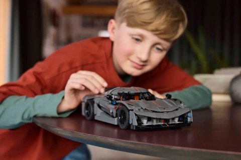 LEGO Technic 42173 Szary hipersamochód Koenigsegg Jesko Absolut