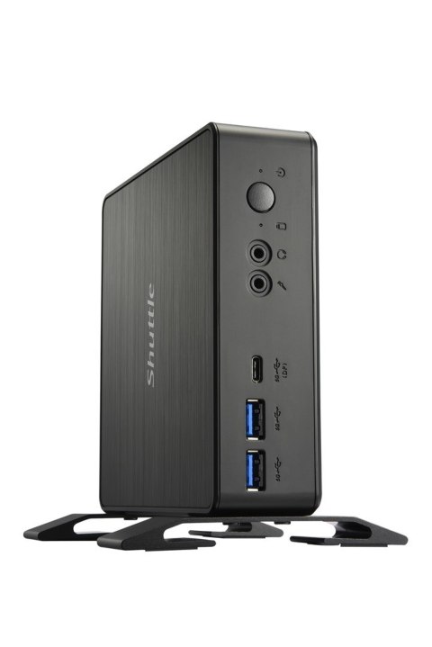 Shuttle NC40U5 komputer typu barebone 0.84L sized PC Czarny i5-1235U Intel SoC