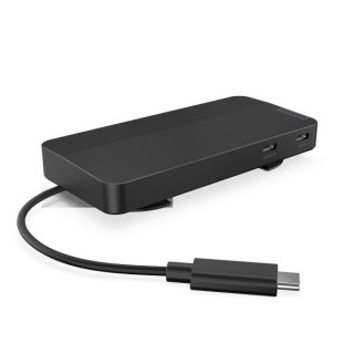 Lenovo | Podróżna stacja dokująca USB-C z dwoma wyświetlaczami i adapterem | 40B90100EU