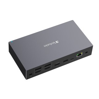 Stacja dokująca Verbatim USB-C Pro CDS-17 3xHDMI 2xDP RJ-45 5xUSB 2xUSB-C SD microSD DC audio