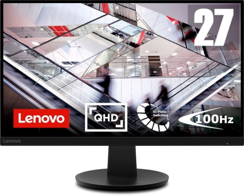 Lenovo N27q 27" QHD WLED 100Hz 300nits AG HDMI, DP Black Lenovo N27q 27" QHD WLED 100Hz 300nits AG HDMI, DP Black