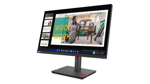 Lenovo ThinkVision P24q-30 LED display 60,5 cm (23.8") 2560 x 1440 px Quad HD Czarny