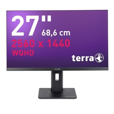 Wortmann AG TERRA 3030223 monitor komputerowy 68,6 cm (27") 2560 x 1440 px Wide Quad HD LCD Czarny