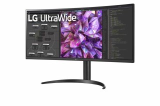 Zakrzywiony monitor LG 34WQ75C-B 34" IPS QHD 21:9 5 ms 300 cd/m2 Czarny 60 Hz ilość portów HDMI 2