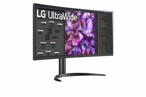 Zakrzywiony monitor LG 34WQ75C-B 34" IPS QHD 21:9 5 ms 300 cd/m2 Czarny 60 Hz ilość portów HDMI 2