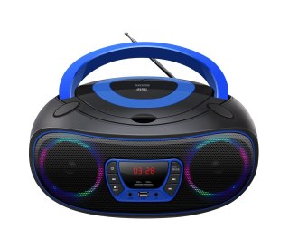 Boombox BT Denver TCL-212BT z radiem, wejściem CD i USB niebieski