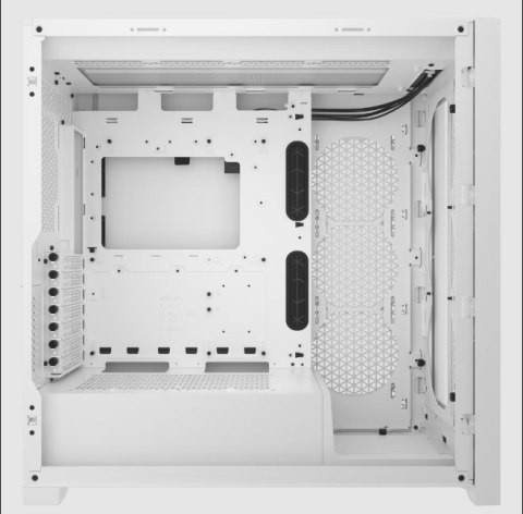 Corsair iCUE 5000D Airflow Core Midi-Tower, szkło hartowane - czarne