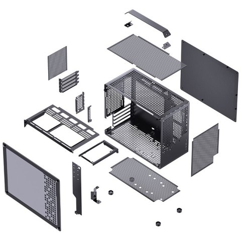 Jonsplus MATX Uchwyt Case Z20 - czarny