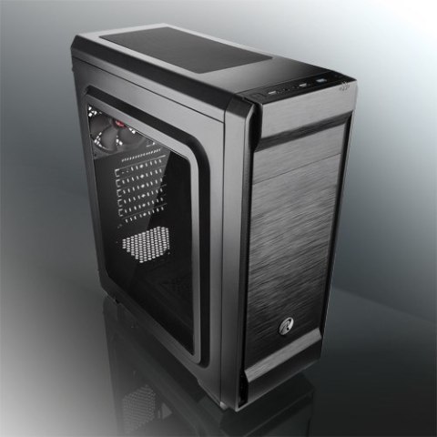 Raijintek Arcadia II Mid Tower - czarne okno