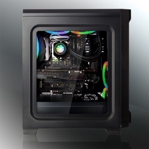 Raijintek Arcadia II Mid Tower - czarne okno