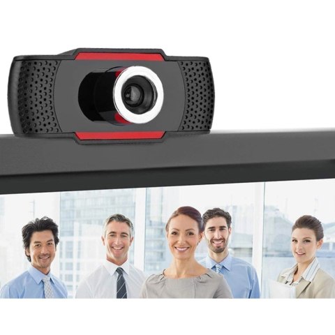 Techly I-WEBCAM-70T kamera internetowa 1280 x 720 px USB 2.0 Czarny