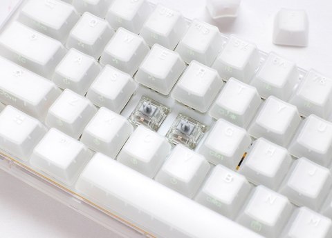 Ducky One 3 Aura White Mini klawiatura Gaming USB QWERTY Amerykański międzynarodowy Biały Ducky One 3 Aura White Mini klawiatura Gaming USB QWERTY Amerykański międzynarodowy Biały