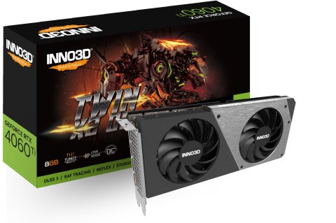 Inno3D N406T2-08D6X-171153N karta graficzna NVIDIA GeForce RTX 4060 Ti 8 GB GDDR6