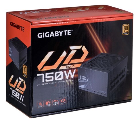 Gigabyte GP-UD750GM moduł zasilaczy 750 W 20+4 pin ATX ATX Czarny