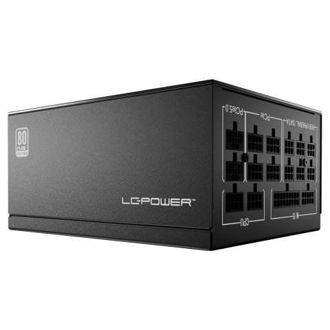 LC-Power LC1200P V3.0 moduł zasilaczy 1200 W 20+4 pin ATX ATX Czarny