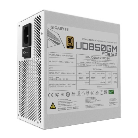 Zasilacz Gigabyte GP-UD850GM PG5W 850W 80+ Gold