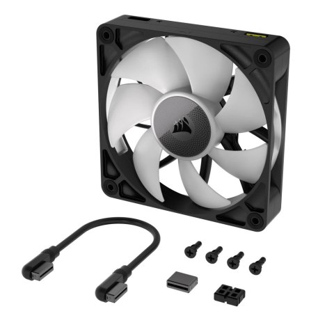 Corsair iCUE LINK RX120 RGB Series, Wentylator PWM - 120 mm, czarny