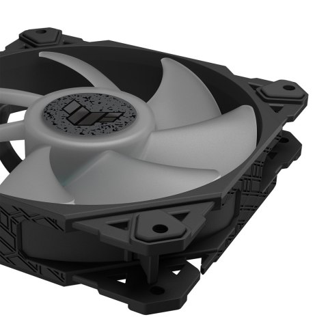 ASUS TUF Gaming TF120 ARGB Fan - Triple Fan Kit with ARGB Controller Obudowa komputera Chłodnica powietrza 12 cm Czarny