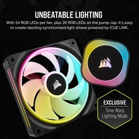 Chłodzenie wodne Corsair iCUE LINK H100i RGB Black