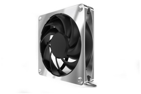 Wentylator metalowy Alphacool Apex Stealth 120 mm, 2 000 obr./min - chrom