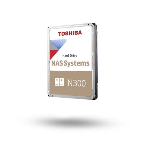 Dysk Toshiba N300 HDWG480EZSTA 8TB 3,5" 7200 256MB SATA III NAS