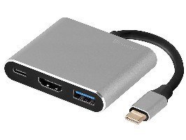 ADAPTER TRACER A-1, USB-C, HDMI 4K, USB 3.0, PDW 100W