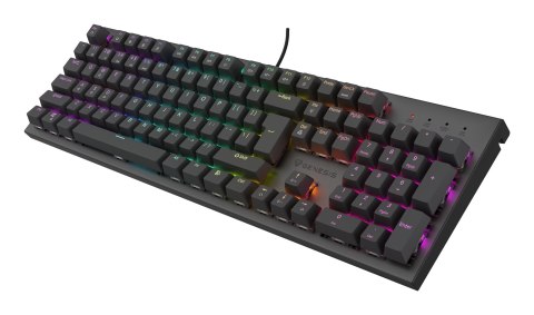 KLAWIATURA DLA GRACZY GENESIS THOR 303 US PODŚWIETLENIE RGB MECHANICZNA BROWN SWITCH CZARNA HOT SWAP