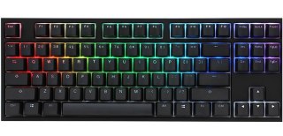 Klawiatura Gamingowa Ducky One 2 TKL PBT, MX-Black, RGB LED - Czarna