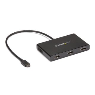 StarTech.com MSTCDP123HD zewnętrzna karta graficzna usb 3840 x 2160 px Czarny