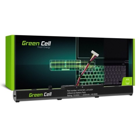 Bateria GREEN CELL do Wybrane modele notebooków marki Asus AS138 (3200 mAh /14.8V )