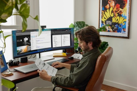 HP Zakrzywiony monitor DQHD E45c G5 HP Zakrzywiony monitor DQHD E45c G5
